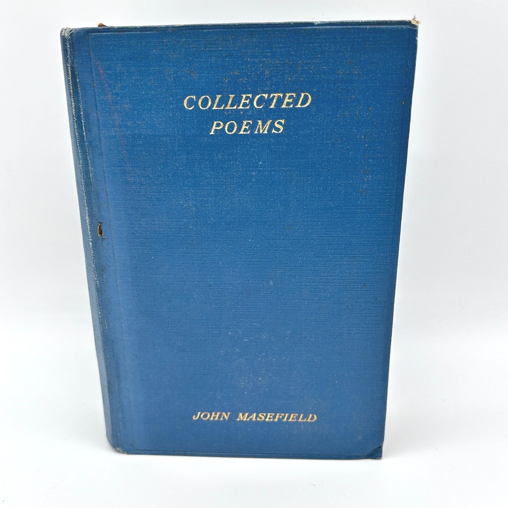 Collected Poems John Masefield Heinemann‎ Vintage Blue Hardcover Poetry Book - Picture 3 of 4